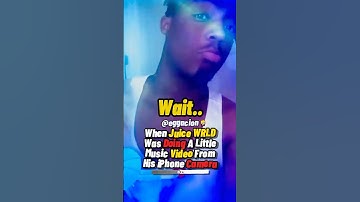WHEN JUICE WRLD RECORDED HIS OWN MUSIC VIDEO IN HIS ROOM…