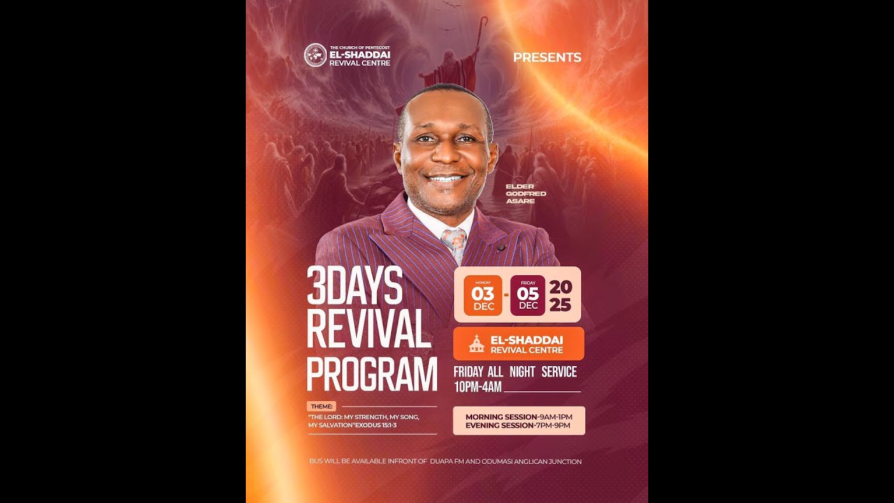 WEDNESDAY AFTERNOON SERVICE || DECEMBER 2025 REVIVAL