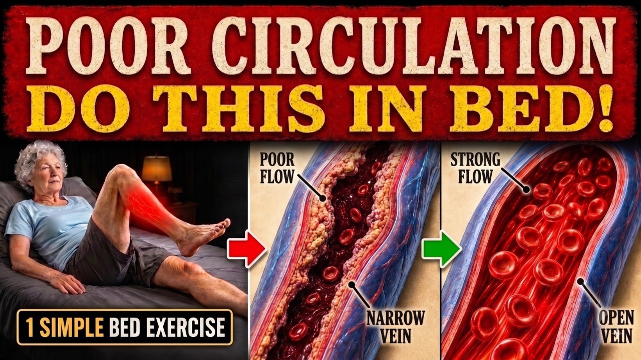 THIS Single Bed Exercise Fixes Poor Leg Circulation Faster Than Walking | Senior Health