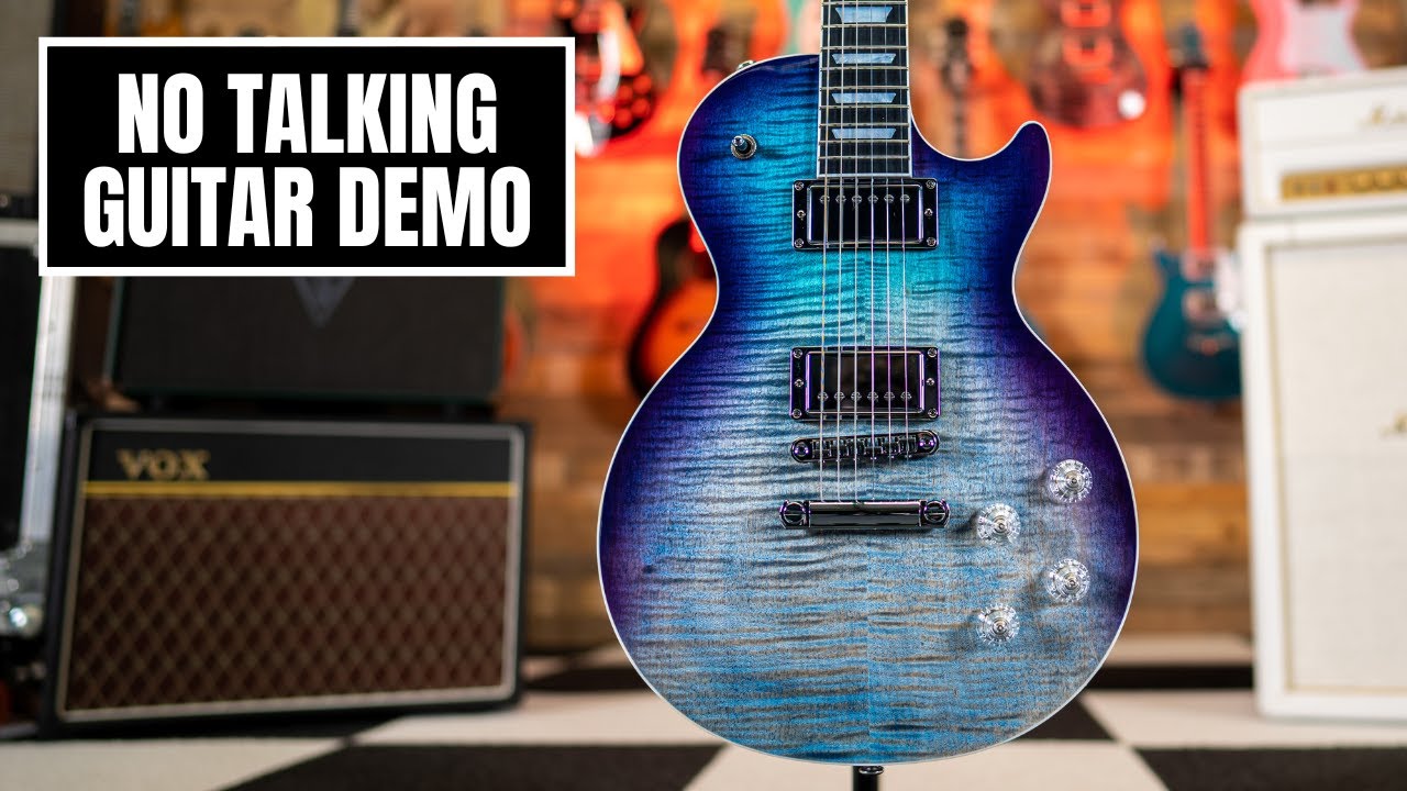 No Talking Guitar Demo - Gibson Les Paul High Performance