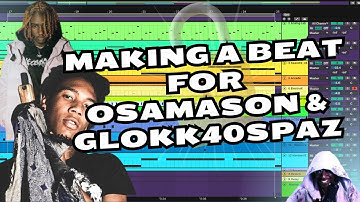 How to Make HARD OSAMASON & GLOKK40SPAZ Type Beat | Ableton Live 11 Tutorial