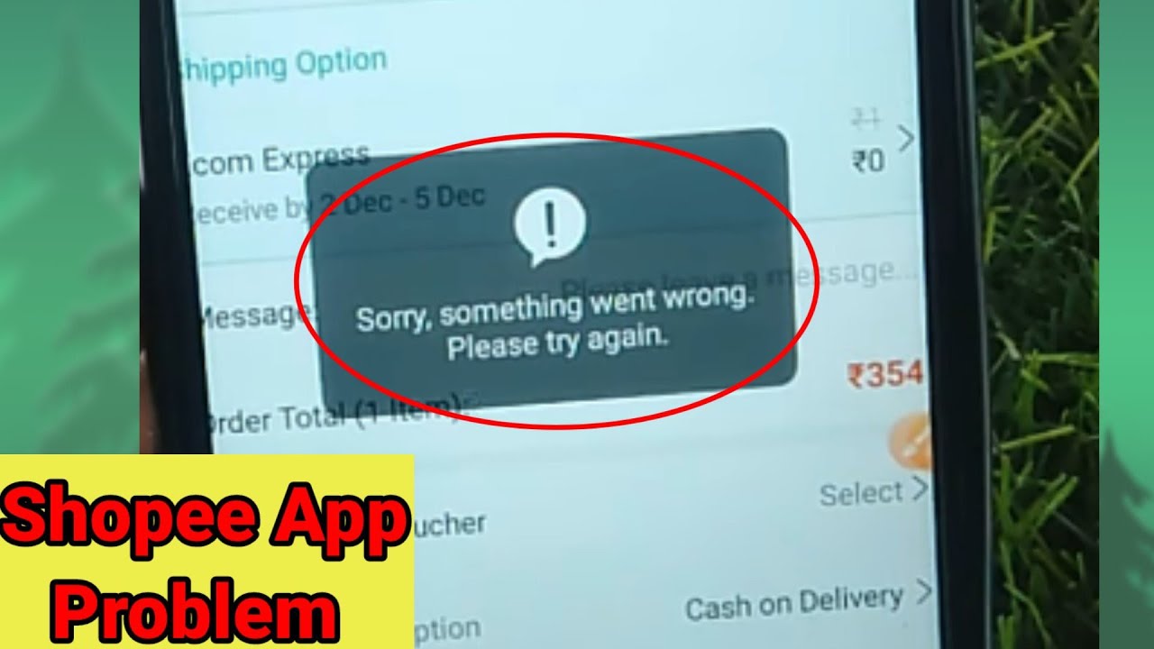How to fix Sorry, something went wrong. Please try again. problem solve ...