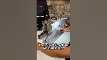 The LARGEST Smocking Machine in Los Angeles | Meet Tony Series