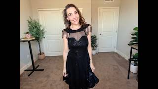 Cololura Sequin Fringe Cocktail Dress Review 2026 | Amazon Fashion Try-On ✨