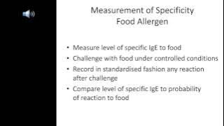David Gillis - Newer Techniques in Testing for Specific IgE to Allergens Do they translate...