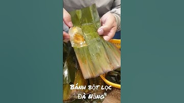 Bánh bột lọc có tôm và thịt, dai giòn rất ngon, được người em Đà Nẵng gửi ra Hà Nội thưởng thức