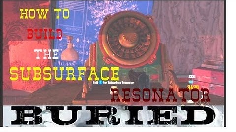**NEW** how to build the subsurface resonator  buried black ops 2 zombies dlc3