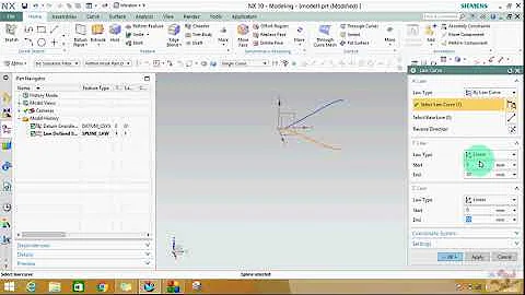 How to use "by law curve" in law type within the law curve command in NX