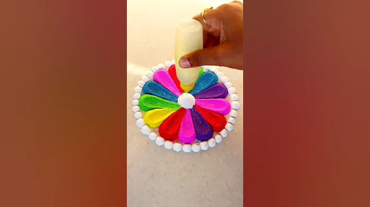 Simple rangoli designs/Diwali rangoli designs #rangoli #shorts  #rangolidesigns #diwalirangoli