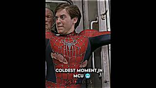 Coldest Moment In Mcu 🔥 || Part - 1 || #Spiderman #Shorts