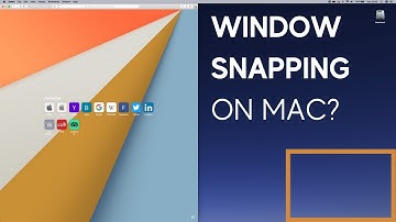 Window snapping on Mac OS | How to snap windows to side of the screen