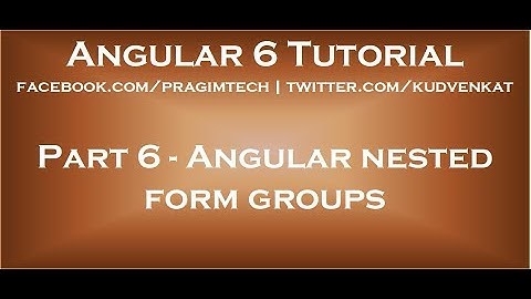 Hoekige geneste vormgroepen