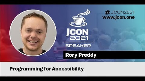 Programming for Accessibility | Rory Preddy (EN)