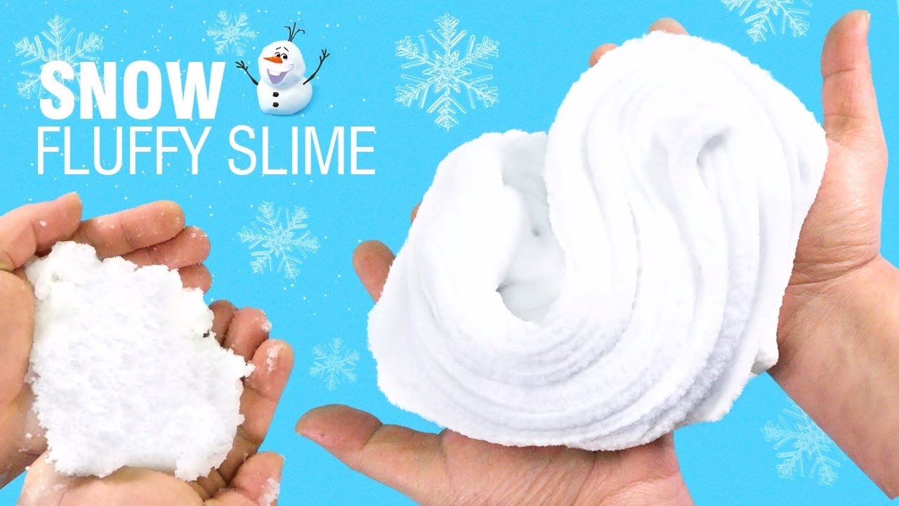 Making Snow Fluffy Slime ! Make Instant Snow Play Funny l Satisfying Slime  Video 