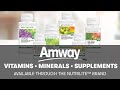 Nutrilite vitamins minerals  phytonutrient supplements  amway