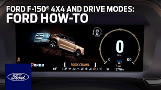 Ford F-150® 4x4 and Drive Modes | Ford How-To | Ford