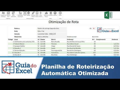 Vídeo: Como Preencher Planilhas De Rota