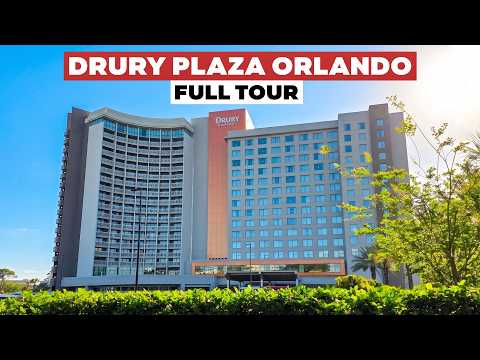 Drury Plaza Hotel Orlando Near Disney Springs Full Tour 2026 | Room, Perks, Food, Pool & Facilities