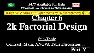 2k Factorial Design | 2k Factorial Lecture | 2k Problem Solved By Hand Part 5