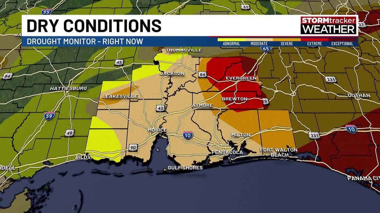 Gulf Coast dealing with drought conditions
