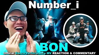 Number_i - BON (Official Dance Performance M/V) REACTION