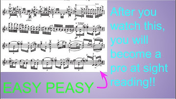 How To Sight Read Like a Pro!! (For violin, viola, and cello.)