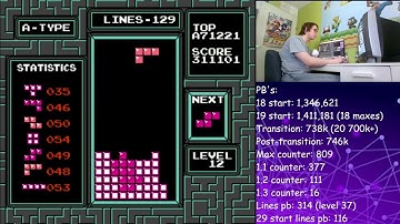 Level 7 start world record - NES Tetris