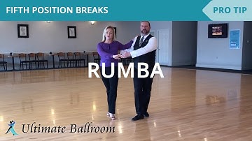 Rumba: Fifth Position Breaks - Ballroom Dance Lesson
