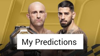 My Predictions and Breakdown for UFC 298: Volkanovski vs Topuria (Full Card Predictions)