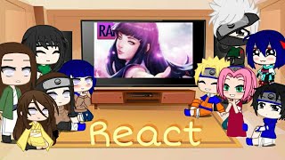 Time 7+Família Hyuga REACT ao rap da Hinata