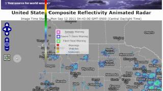 9/12/11 HAARP Rings at Minot ND and North Platte NE