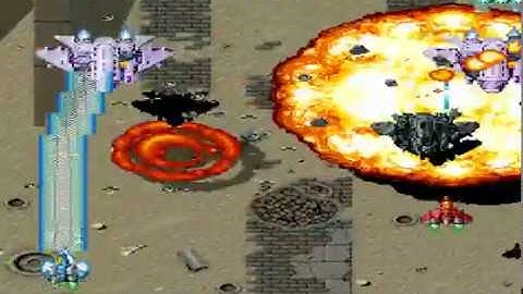 Raiden DX (Arcade) 2P Cooperative Playthrough