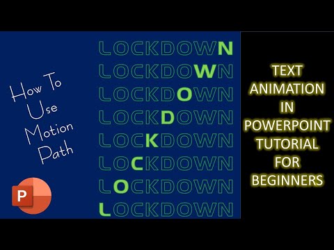 PowerPoint Text Animation: Step-by-Step Motion Path Tutorial