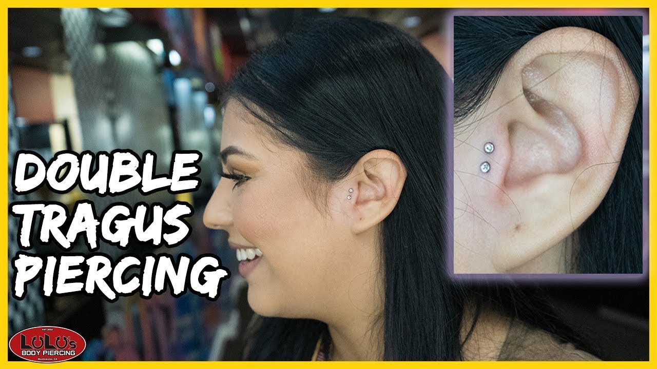 double tragus piercing