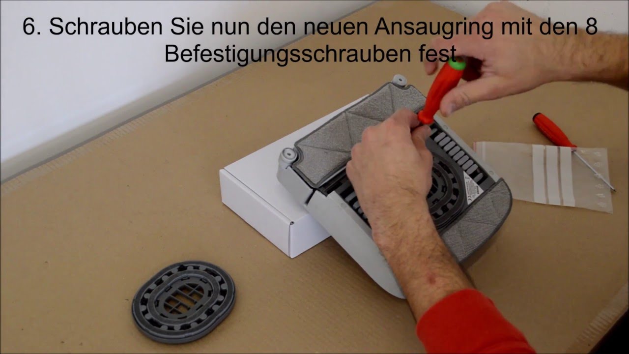 ECOVACS Winbot Ansaugring austauschen (Self-Service Anleitung)