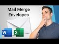 How to Mail Merge Envelopes - Office 365