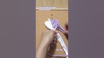 #macrame heart keychain #video #viral #shorts