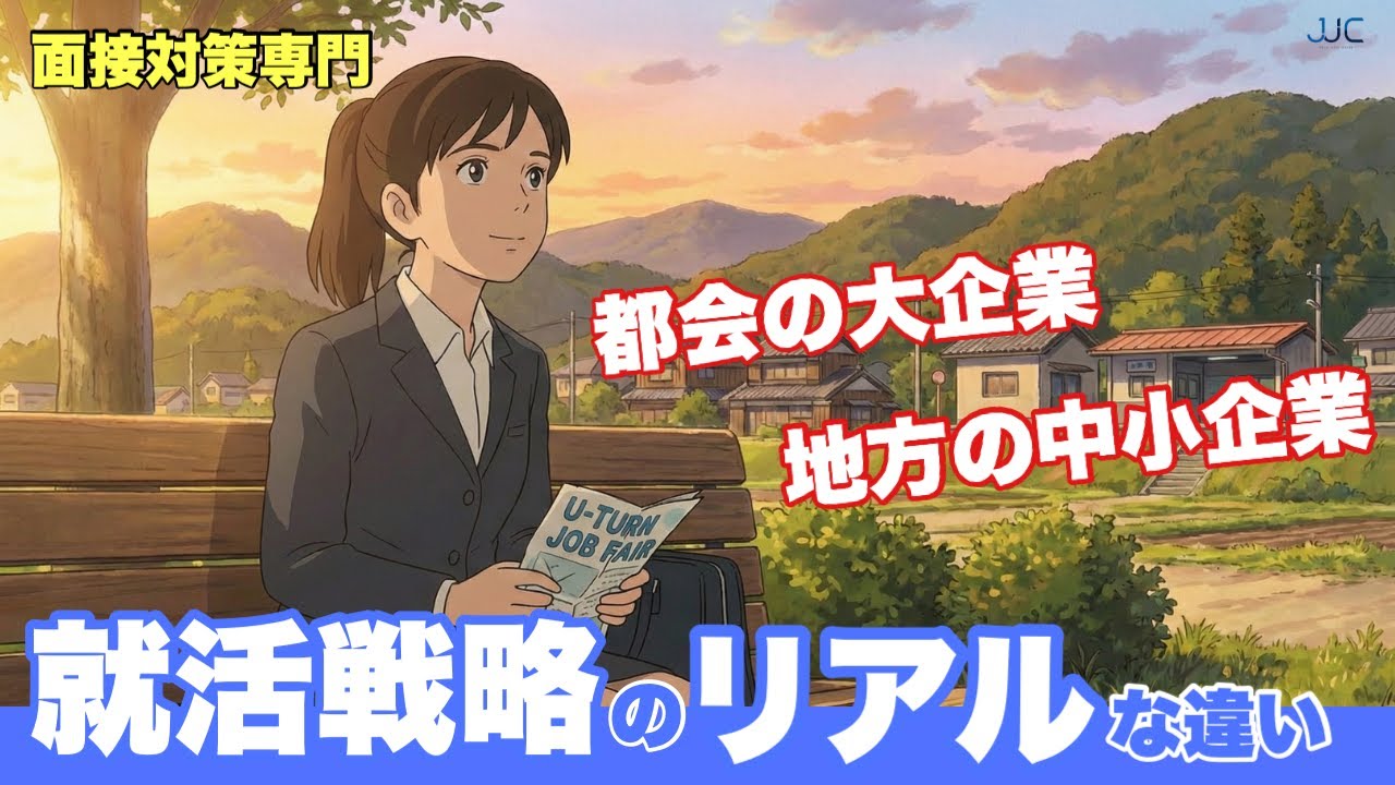 【面接対策専門】「都会の大企業VS地方の中小企業」就活の