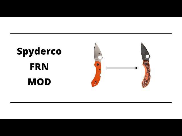 Spyderco FRN scales mod guide class=