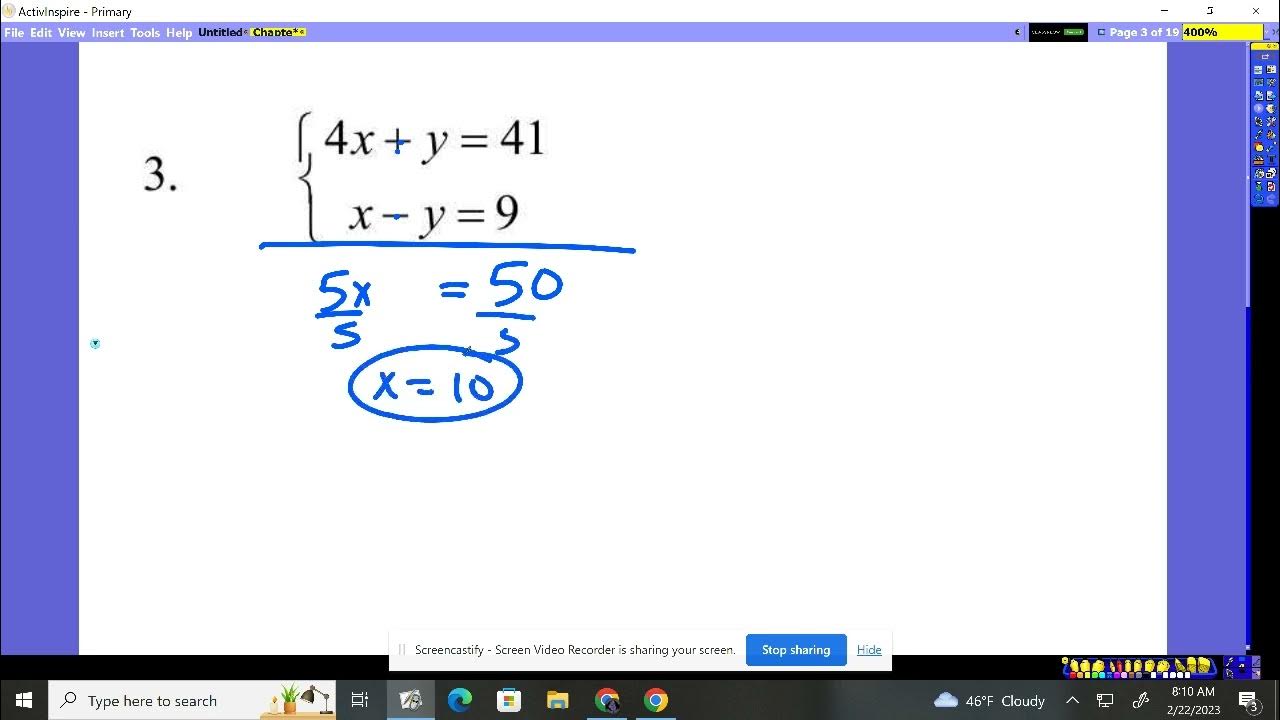 Algebra 2 Chapter 8 Practice Test #3 - YouTube