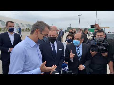 LIVE: Ο Κυριάκος Μητσοτάκης στο λιμάνι της Αλεξανδρούπολης