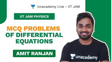 MCQ Problems of Differential Equations | Amit Ranjan