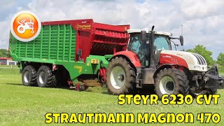 Silage 2025 | Steyr 6230 CVT &amp; Strautmann Magnon CFS 10-470
