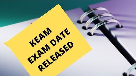Kerala Engineering Architecture Medical( KEAM) Exam Date Released | watch the video Fast