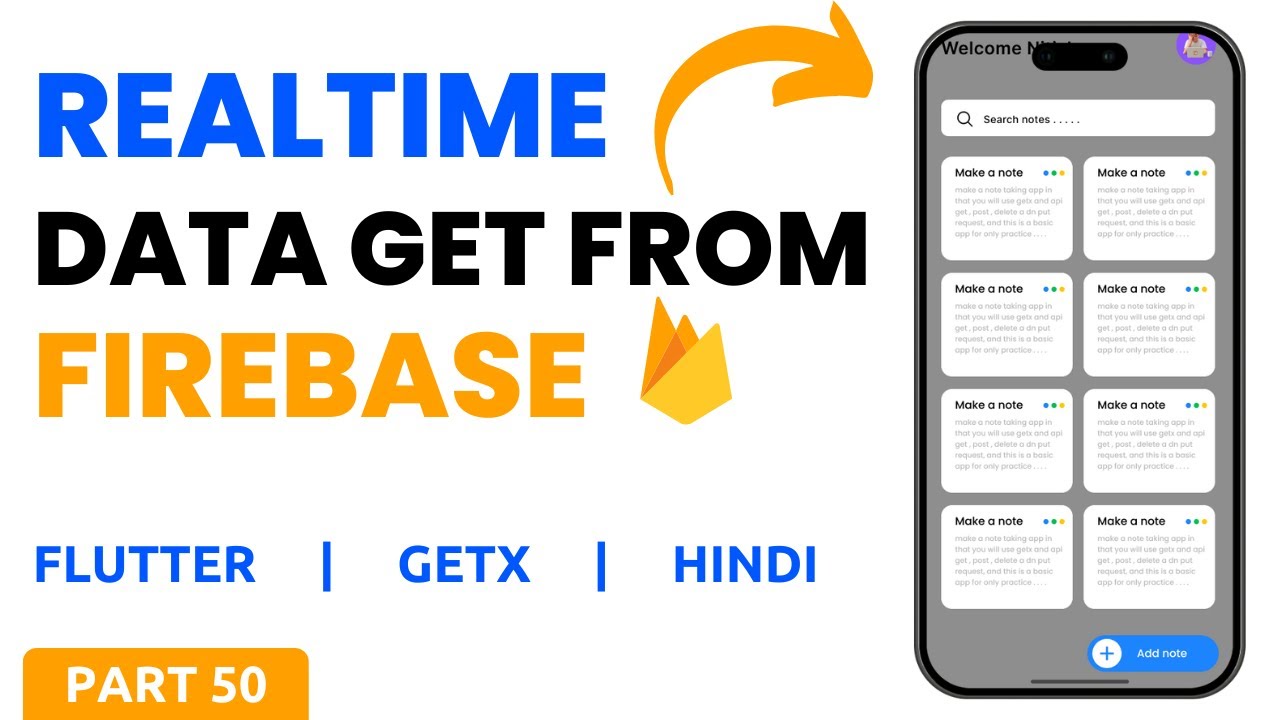 🔥 How to Get Real Time Data From Firebase in Flutter #flutterhero - YouTube