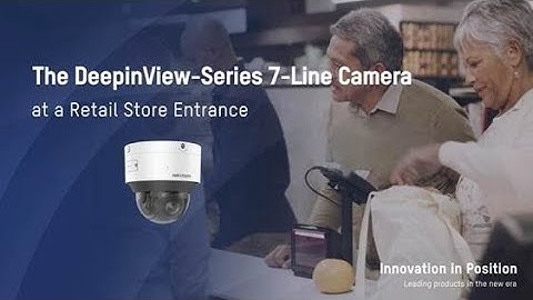 The DeepinView-Series 7-Line Camera in Action – Retail Store Entrances