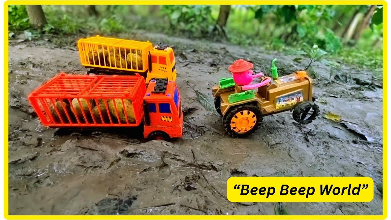 Mango Transport Truck Rescue ll Best Toy Video ll Beep Beep World