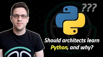 Should architects learn Python, and why?