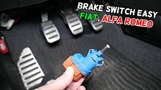 HOW TO REPLACE BRAKE LIGHT SWITCH ON FIAT ALFA ROMEO