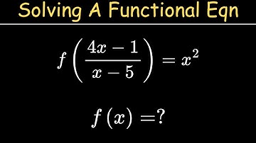 How To Solve A Functional Equation - Made Easy